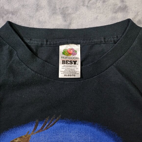 Fruit of the Loom Men's Semi Truck "Follow The Eagle" Black Size XL - Picture 5 of 7